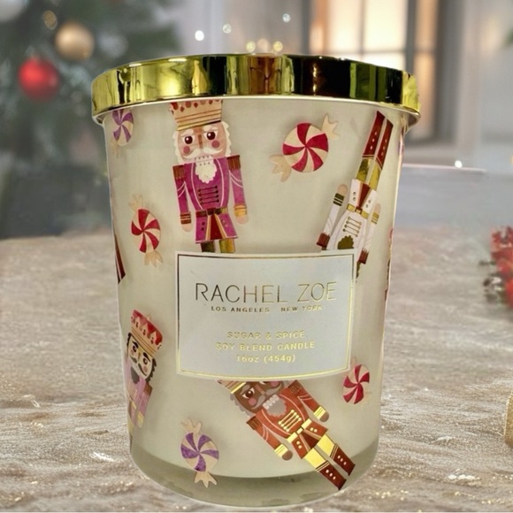 NWT! 🎅🏼 Rachel Zoe 16 oz. NUTCRACKER “Let it Snow” Christmas Holiday candle - Picture 3 of 11